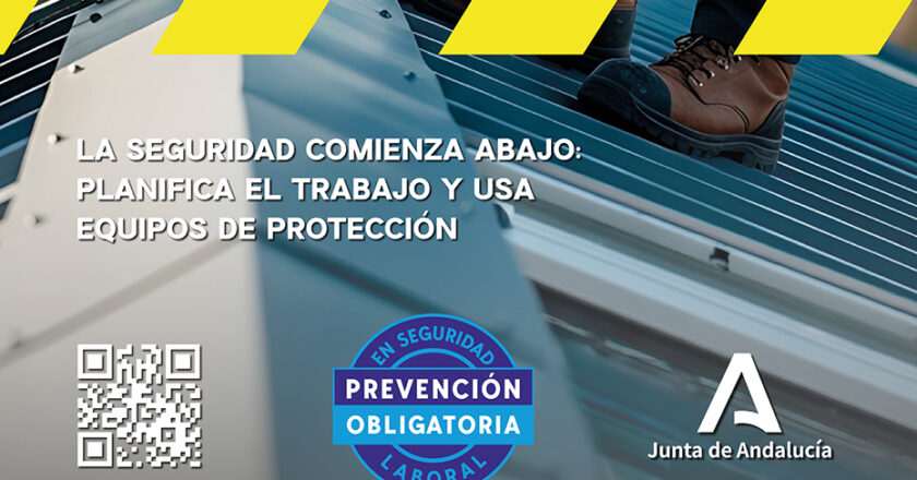 Campaña de prevención de caídas en altura desde cubiertas ligeras