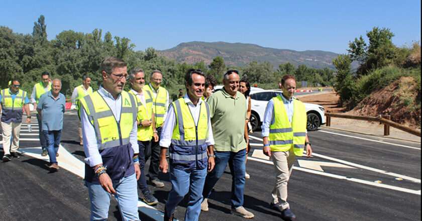 Inauguración del puente del Aguadero sobre la A-317 en Jaén con una inversión de siete millones