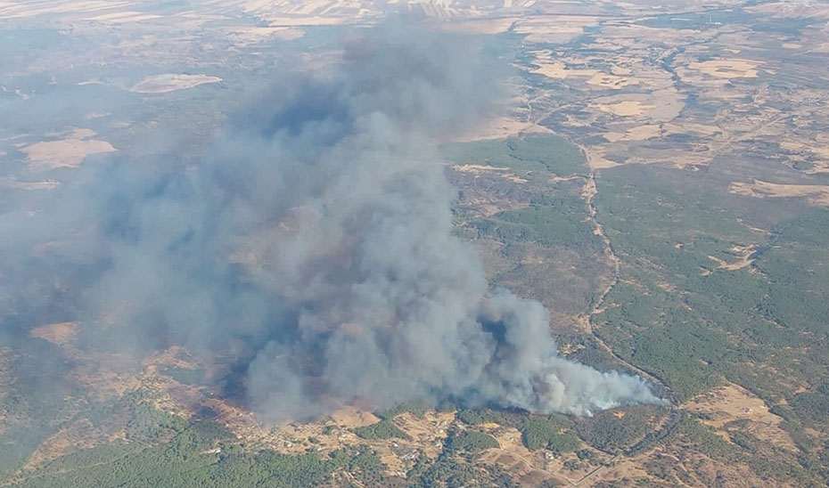 La Junta activa el Plan Infoca en fase de emergencia por incendio en Niebla, Huelva