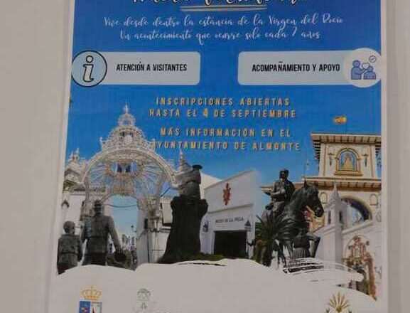 Almonte brinda apoyo a los visitantes durante la estancia de la Virgen en el municipio
