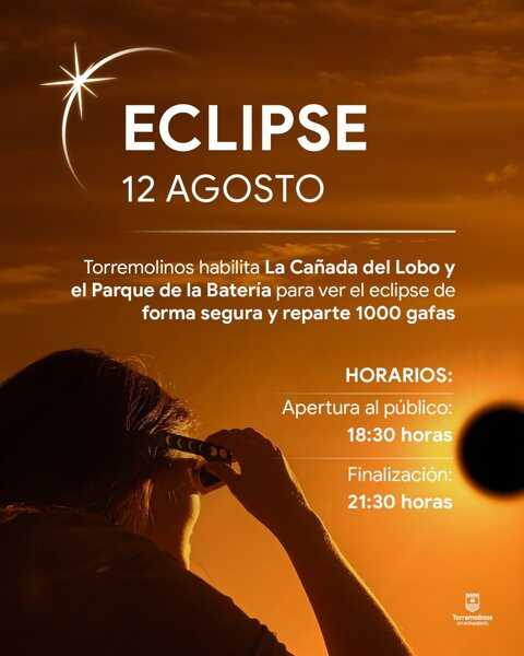 Torremolinos acondiciona la Cañada del Lobo y el Parque de la Batería para la observación del eclipse solar