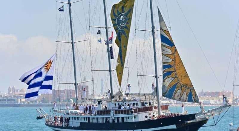 El buque escuela de la Armada uruguaya llega a Cádiz con jornadas de puertas abiertas esta semana