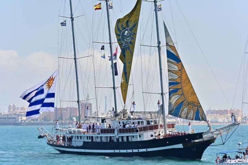 El buque escuela de la Armada uruguaya llega a Cádiz con jornadas de puertas abiertas esta semana