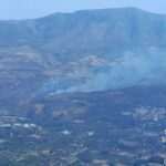 Incendio forestal en el Valle de Lecrín estabilizado por el Infoca