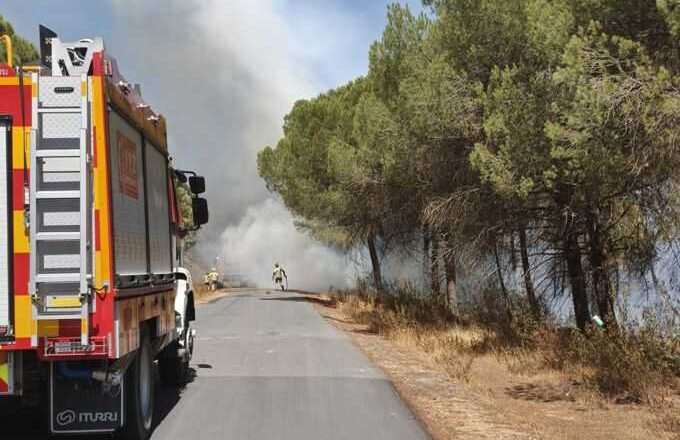 Se registra un nuevo incendio forestal en Villablanca, el cuarto desde finales de julio