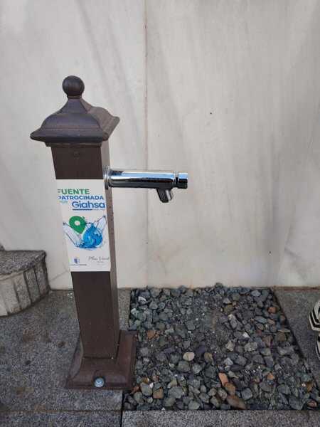 Red de fuentes de agua potable disponible para los miles de peregrinos que asistirán a la Venida