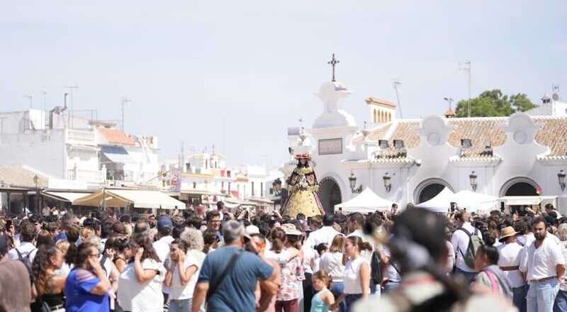 Despliegue de más de 150 efectivos de la Guardia Civil para el traslado de la Virgen del Rocío a Almonte