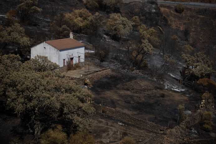 Incendio de Niebla extinguido tras dos semanas de combate y 33.000 hectáreas afectadas