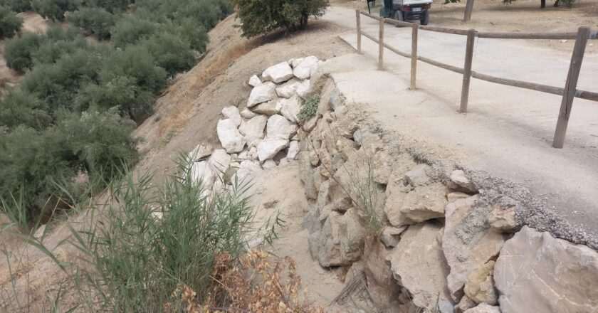 Diputación realiza 15 acciones para abordar las principales incidencias ocasionadas por el tren de borrascas en las vías verdes