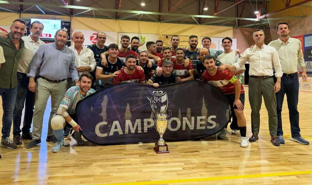 Diputados provinciales Francisco Javier Lozano y Luis Miguel Carmona presentes en la final de la Copa Presidente de la Diputación de fútbol sala