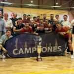 Diputados provinciales Francisco Javier Lozano y Luis Miguel Carmona presentes en la final de la Copa Presidente de la Diputación de fútbol sala