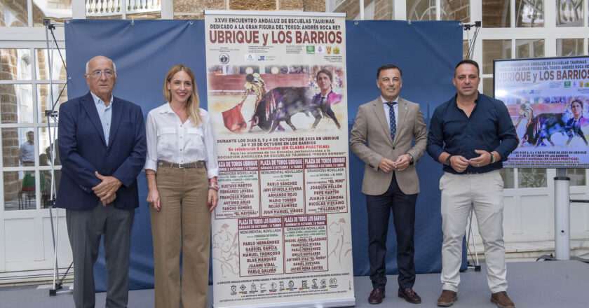 Cinco novilladas en clase práctica en Ubrique y Los Barrios destacando jóvenes talentos