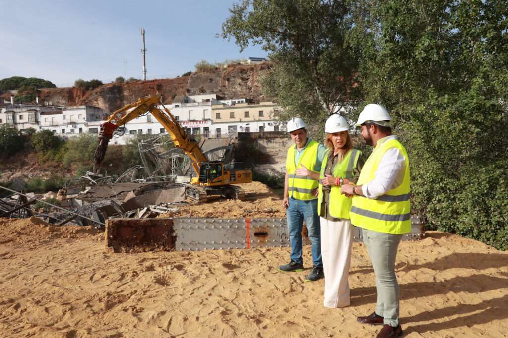 Colaboración entre Diputación y Arcos para la construcción de un nuevo puente