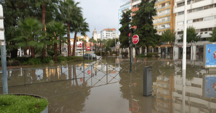 El 1-1-2 gestiona 673 emergencias por el temporal en Andalucía desde el sábado pasado