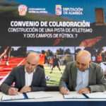 Diputación y Ayuntamiento de Huércal-Overa firman convenio para construir instalaciones deportivas