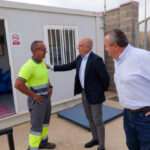 El presidente de la Diputación y el alcalde de Pulpí realizan una visita al Punto Limpio del Polígono